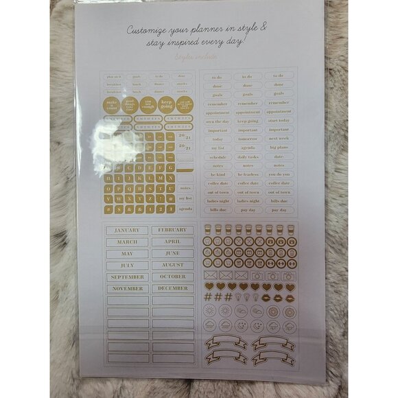 Assorted Planner Sticker Pack 30 Sheets Customizable & Stylish Organization Incl - Picture 6 of 6